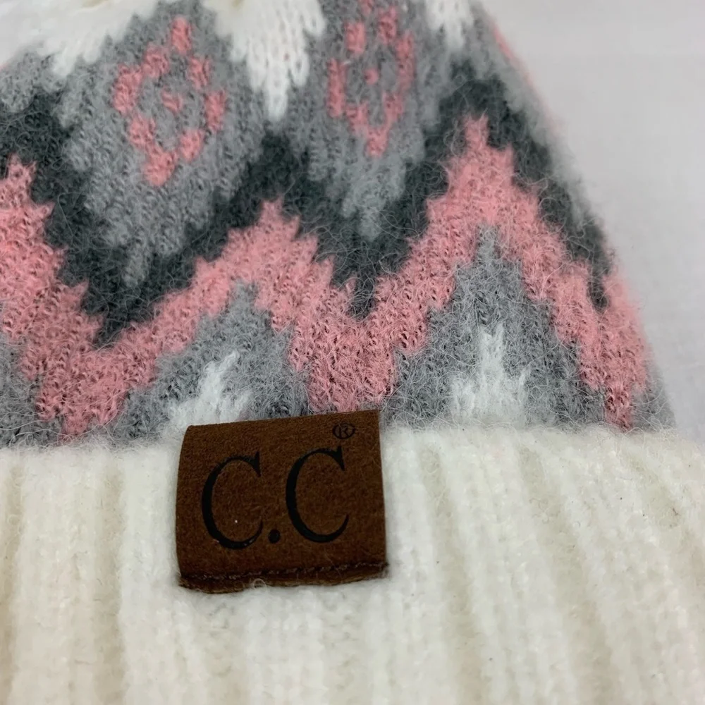 C. C. Winter Hat w/ Pom Pom - OS